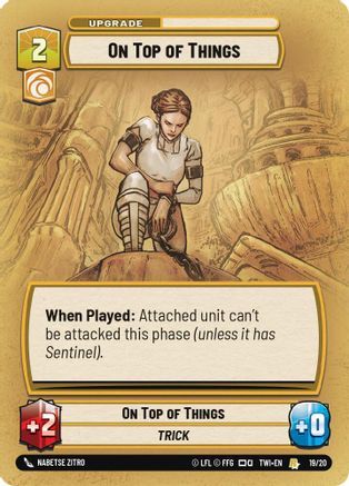 On Top of Things - Weekly Play Promo - 19/20 - Rare