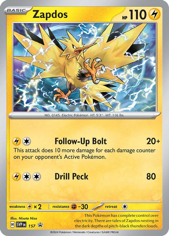 Zapdos - SVP157 - Promo