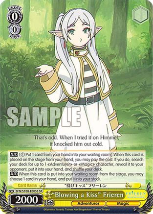 "Blowing a Kiss" Frieren (SR) - SFN/S108-E005SSR - Super Rare
