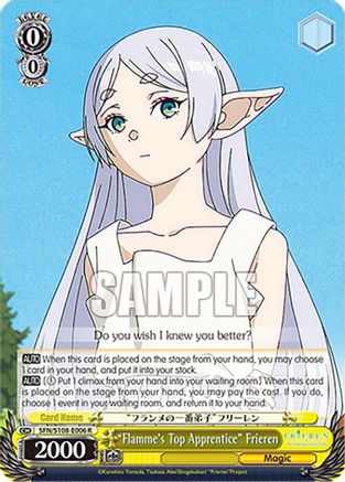 "Flamme's Top Apprentice" Frieren - SFN/S108-E006R - Rare