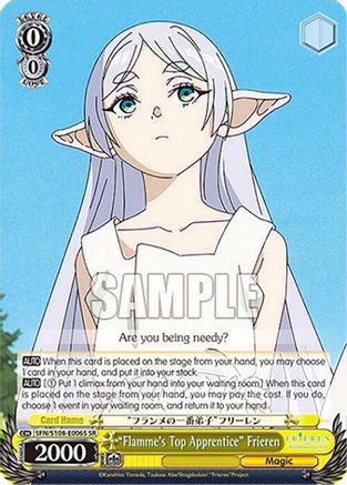 "Flamme's Top Apprentice" Frieren (SR) - SFN/S108-E006SSR - Super Rare