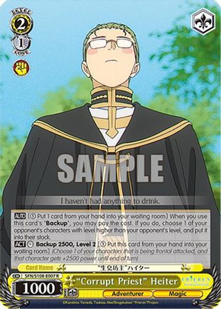 "Corrupt Priest" Heiter - SFN/S108-E007R - Rare