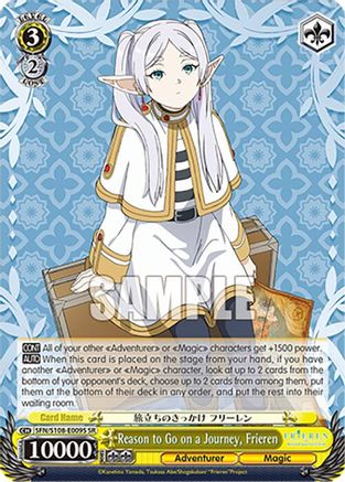 Reason to Go on a Journey, Frieren (SR) - SFN/S108-E009SSR - Super Rare