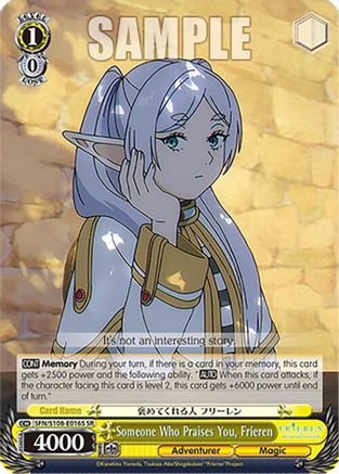 Someone Who Praises You, Frieren (SR) - SFN/S108-E016SSR - Super Rare