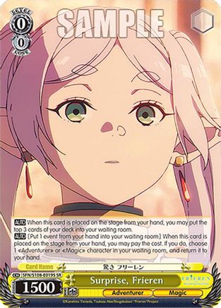 Surprise, Frieren (SR) - SFN/S108-E019SSR - Super Rare
