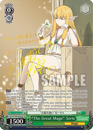 "The Great Mage" Serie (Gold Signature) (SP) - SFN/S108-E025SPSP - Special Rare
