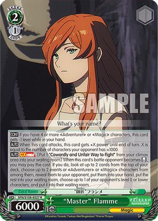 "Master" Flamme - SFN/S108-E027R - Rare