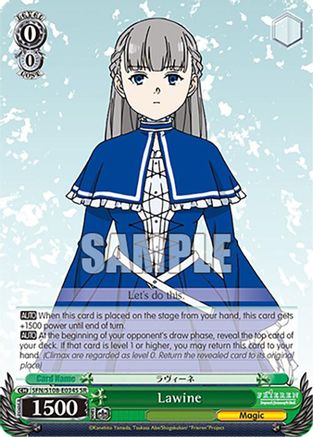 Lawine (SR) - SFN/S108-E034SSR - Super Rare