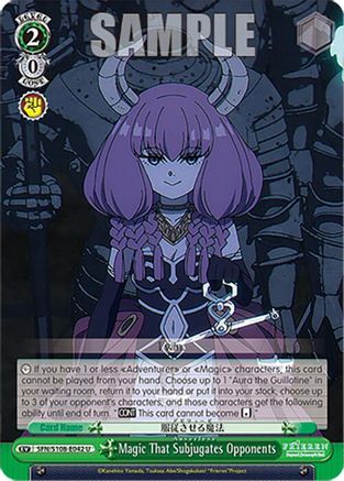 Magic That Subjugates Opponents - SFN/S108-E042U - Uncommon