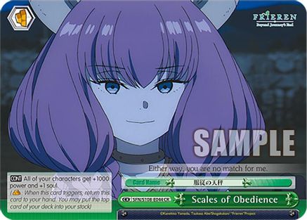 Scales of Obedience - SFN/S108-E044CR - Climax Rare