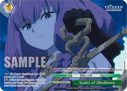Scales of Obedience (OFR) - SFN/S108-E044OFROFR - Over-Frame Rare