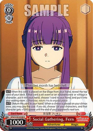 Social Gathering, Fern - SFN/S108-E048R - Rare