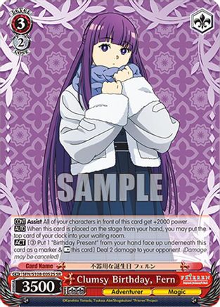Clumsy Birthday, Fern (SR) - SFN/S108-E052SSR - Super Rare