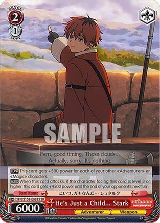 He's Just a Child... Stark (SR) - SFN/S108-E063SSR - Super Rare