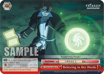 Believing in Her Words - SFN/S108-E068CR - Climax Rare