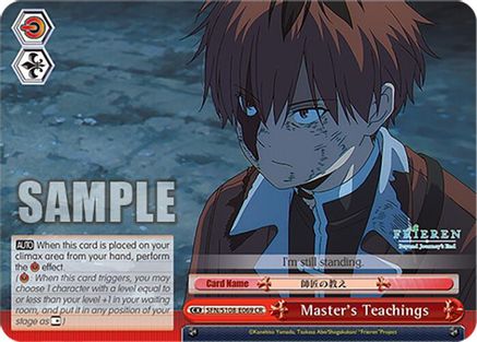 Master's Teachings - SFN/S108-E069CR - Climax Rare