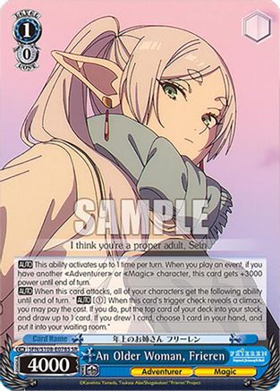 An Older Woman, Frieren (SR) - SFN/S108-E078SSR - Super Rare