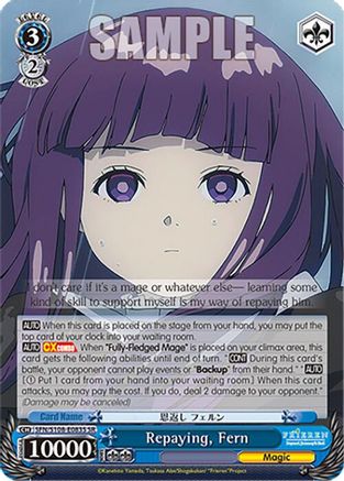 Repaying, Fern (SR) - SFN/S108-E083SSR - Super Rare