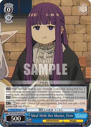 Meal With Her Master, Fern (SR) - SFN/S108-E090SSR - Super Rare