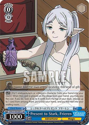 Present to Stark, Frieren (SR) - SFN/S108-E091SSR - Super Rare