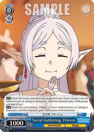 Social Gathering, Frieren (SR) - SFN/S108-E092SSR - Super Rare