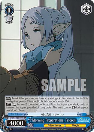 Morning Preparations, Frieren (SR) - SFN/S108-E100SSR - Super Rare