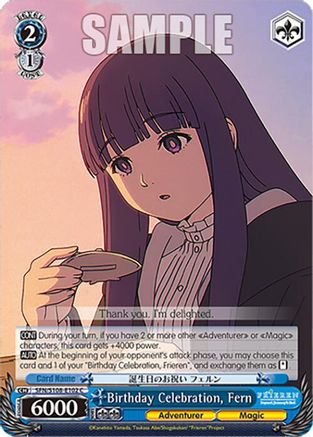 Birthday Celebration, Fern - SFN/S108-E102C - Common