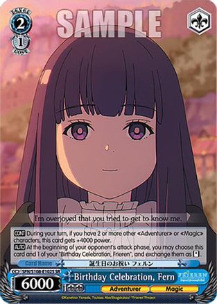 Birthday Celebration, Fern (SR) - SFN/S108-E102SSR - Super Rare