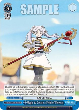 Magic to Create a Field of Flowers (SR) - SFN/S108-E105SSR - Super Rare