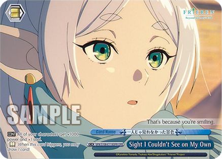 Sight I Couldn't See on My Own (OFR) - SFN/S108-E110OFROFR - Over-Frame Rare