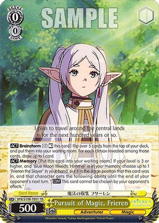 Pursuit of Magic, Frieren - SFN/S108-TE01TD - Trial Deck
