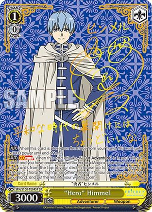 "Hero" Himmel (Gold Signature) (SP) - SFN/S108-TE04SPSP - Special Rare