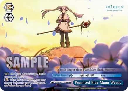 Promised Blue Moon Weeds (OFR) - SFN/S108-TE20OFROFR - Over-Frame Rare