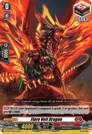 Flare Veil Dragon (D-PR/576EN) - D-PR/576EN - Promo