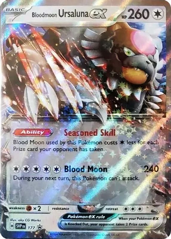 Bloodmoon Ursaluna ex - SVP177 - Promo