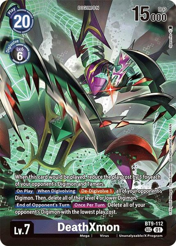 DeathXmon (Alternate Art) (Special Limited Set) - BT9-112 - Secret Rare