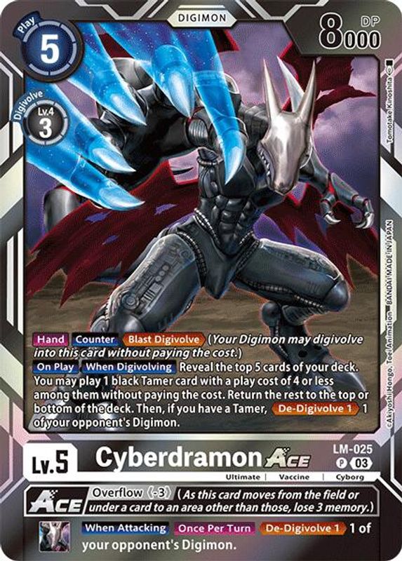 Cyberdramon ACE - LM-025 - Promo