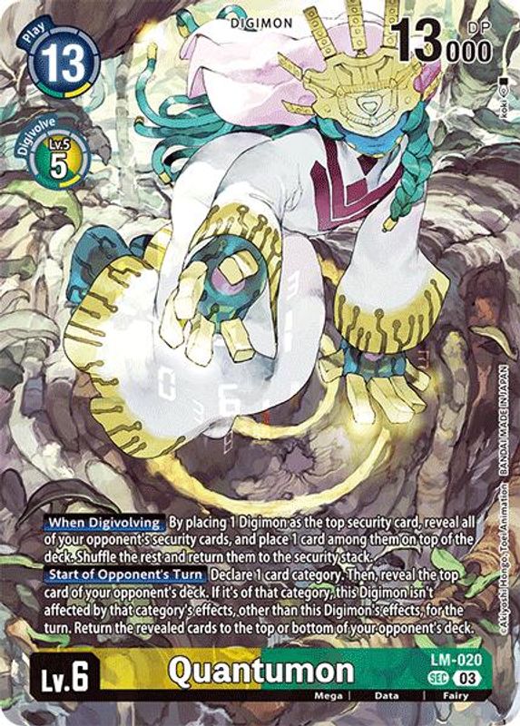 Quantumon (Alternate Art) - LM-020 - Secret Rare