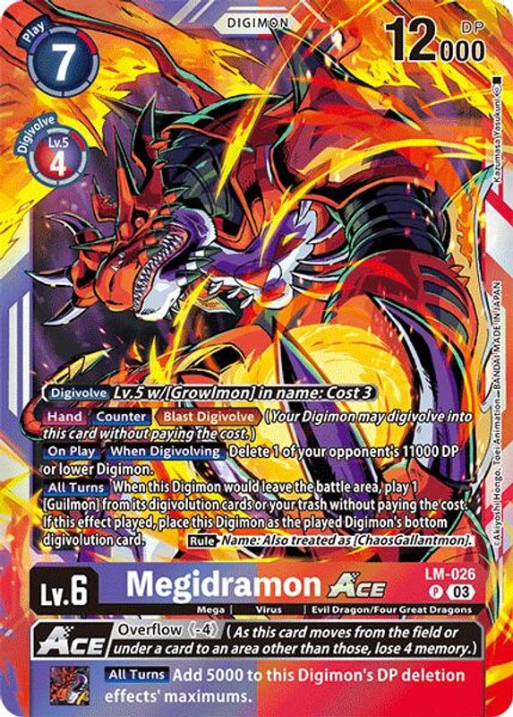 Megidramon ACE - LM-026 - Promo