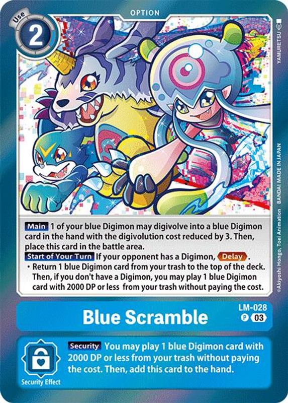 Blue Scramble (Block 3) - LM-028 - Promo