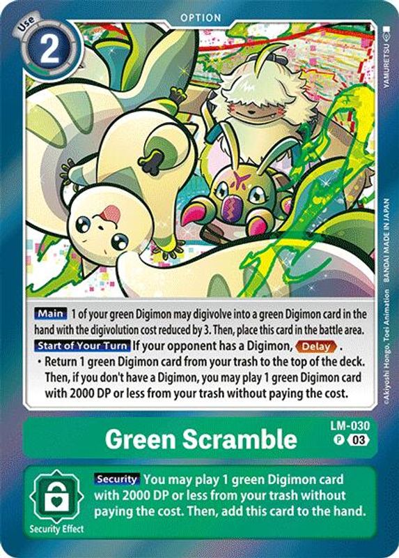 Green Scramble (Block 3) - LM-030 - Promo