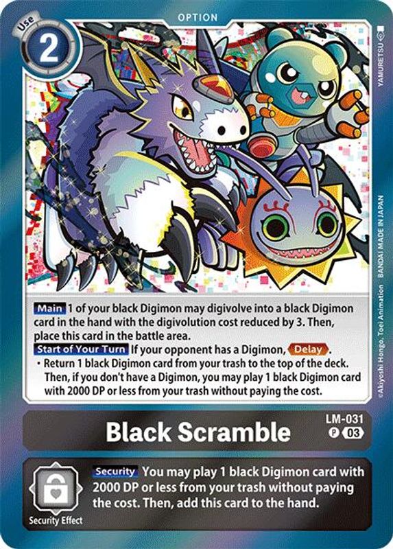 Black Scramble (Block 3) - LM-031 - Promo