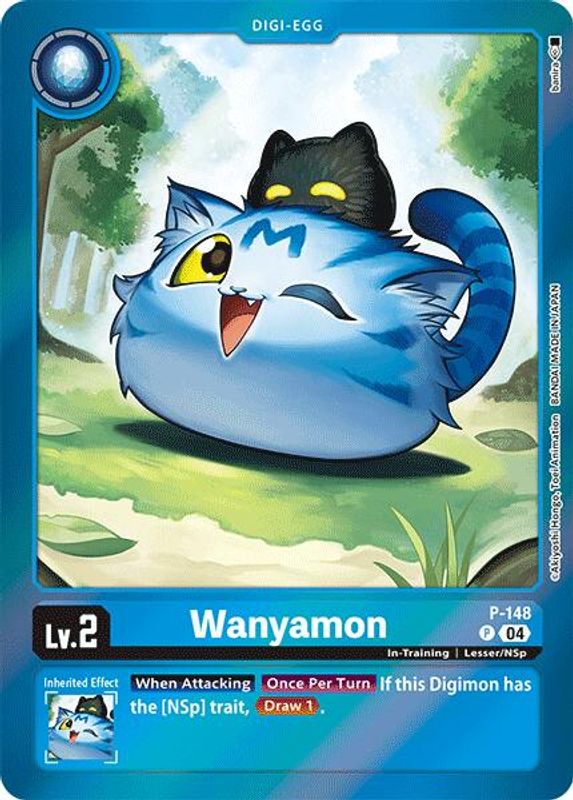Wanyamon (Reprint) (Blue Border) - P-148 - Promo