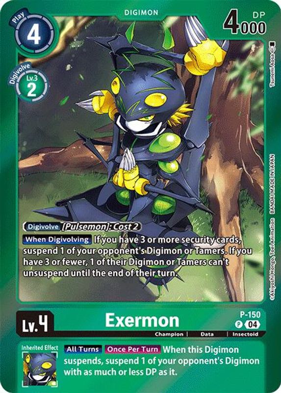 Exermon (Reprint) (Green Border) - P-150 - Promo