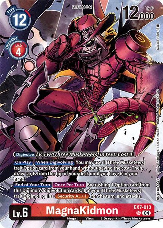 MagnaKidmon (Alternate Art) (Box Topper) (Special Limited Set) - EX7-013 - Super Rare