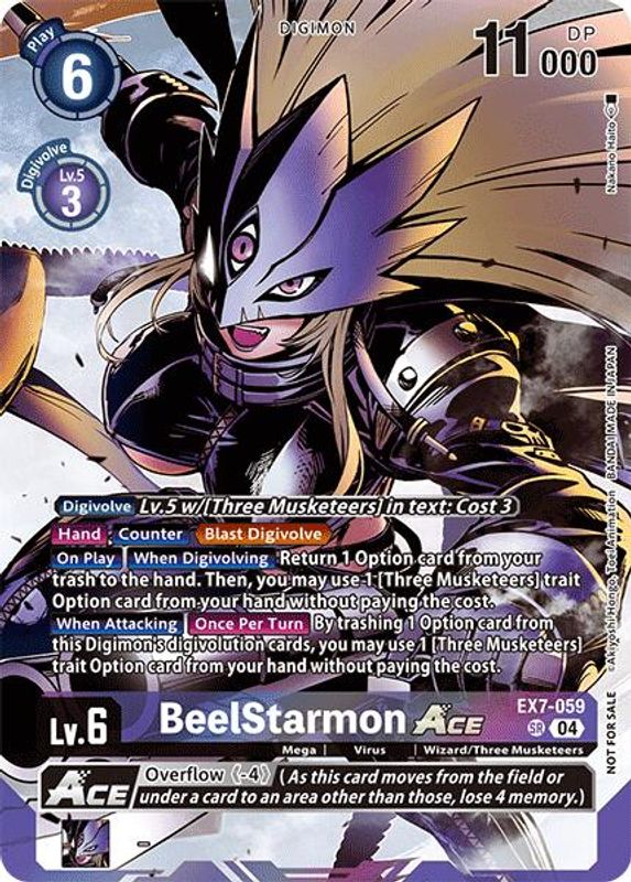 BeelStarmon ACE (Alternate Art) (Box Topper) (Special Limited Set) - EX7-059 - Super Rare