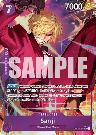 Sanji (065) (Parallel) - OP09-065 - Super Rare