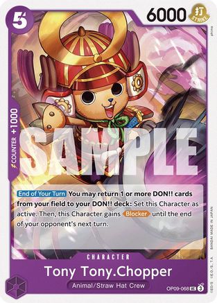 Tony Tony.Chopper (068) - OP09-068 - Uncommon