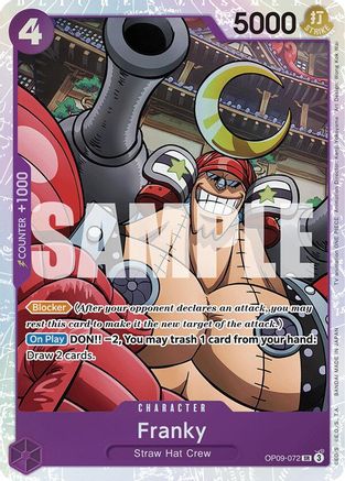 Franky - OP09-072 - Super Rare