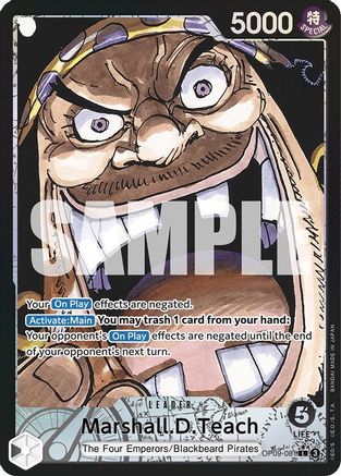 Marshall.D.Teach (081) (Parallel) - OP09-081 - Leader